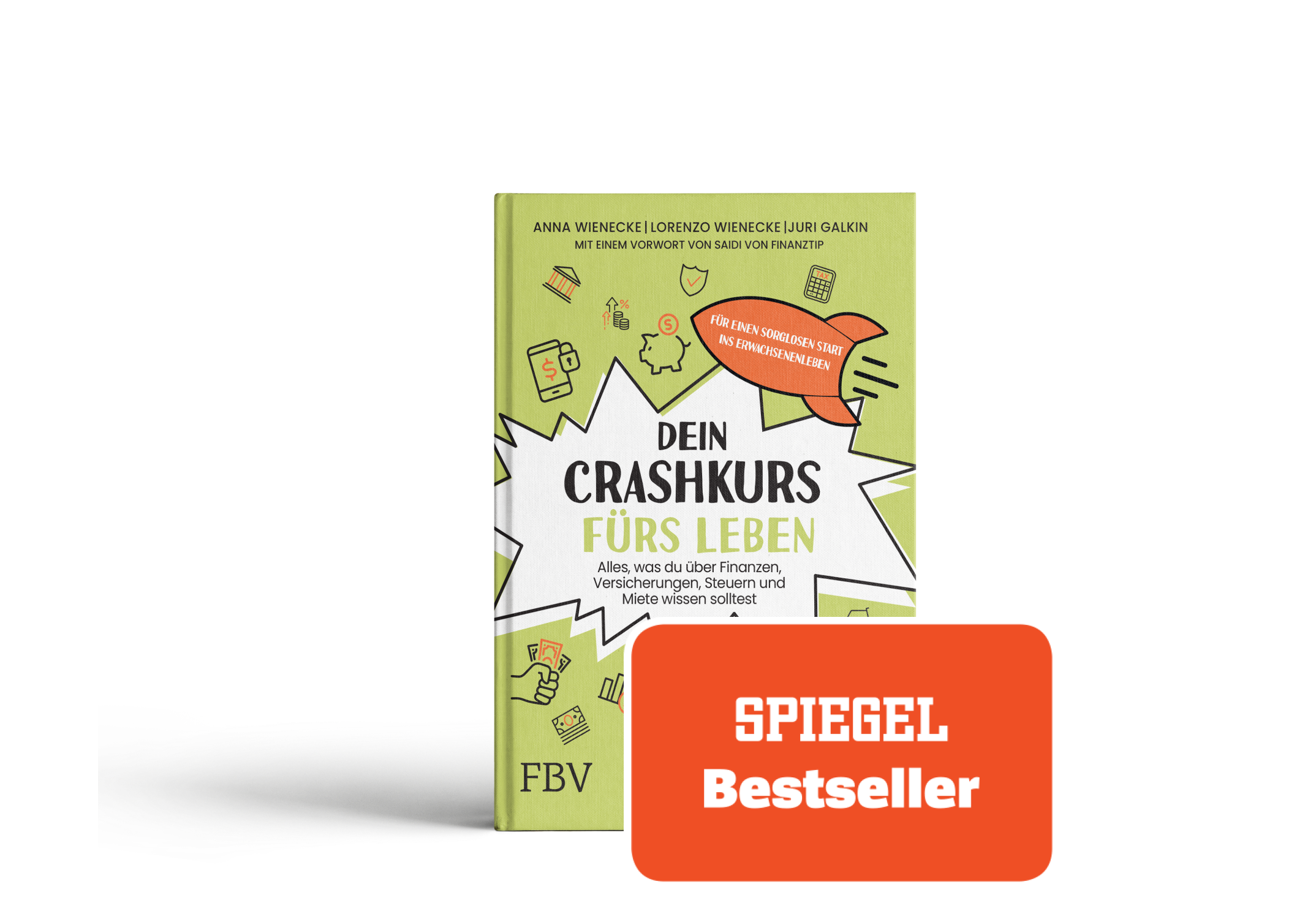 Buchcover „Dein Crashkurs fürs Leben“ – Finanzratgeber von Juri Galkin